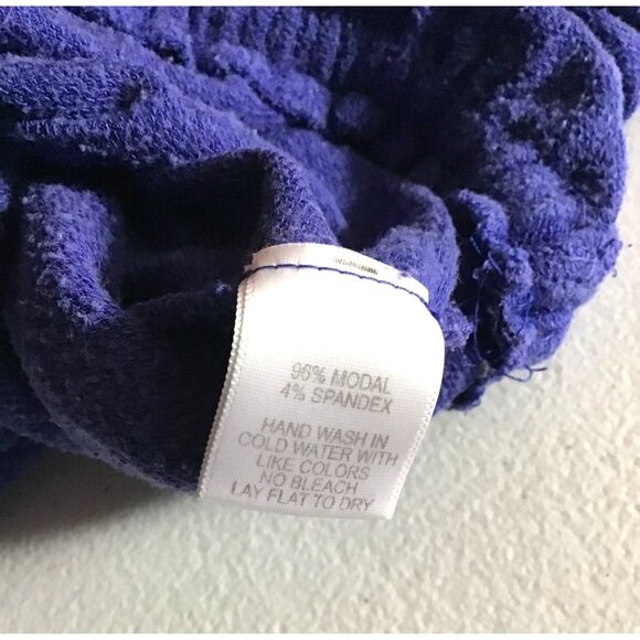 GIBSON- WOMENS BLUE LIGHT WEIGH ELASTIC WAIST SIDE POCKETS ROMPER SIZE MEDIUM - Picture 10 of 10